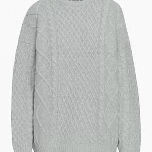 Aritzia Sunday Best PEGGY SWEATER in Gray